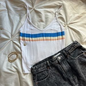 soft retro spaghetti strap tank from pac sun